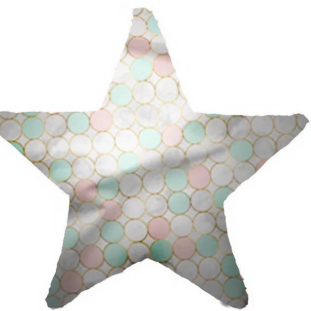 Oreiller décoratif étoile - ballons roses pour la vente par LITTLELUXURIES FOR KIDS