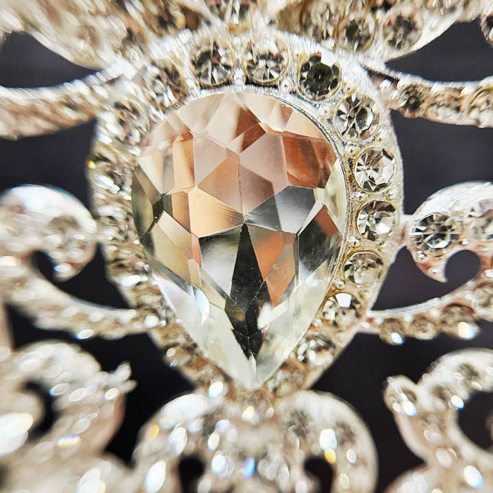 Happy Dream Gifts - Wholesale Party hat/crown - Pageant Crown, Quinceanera Comb Crown, Silver Crystal Crown4