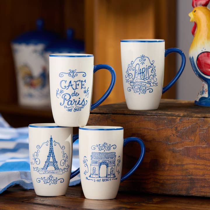 Mug Bistro 16 oz. 4 assortis. pour la vente par Certified International