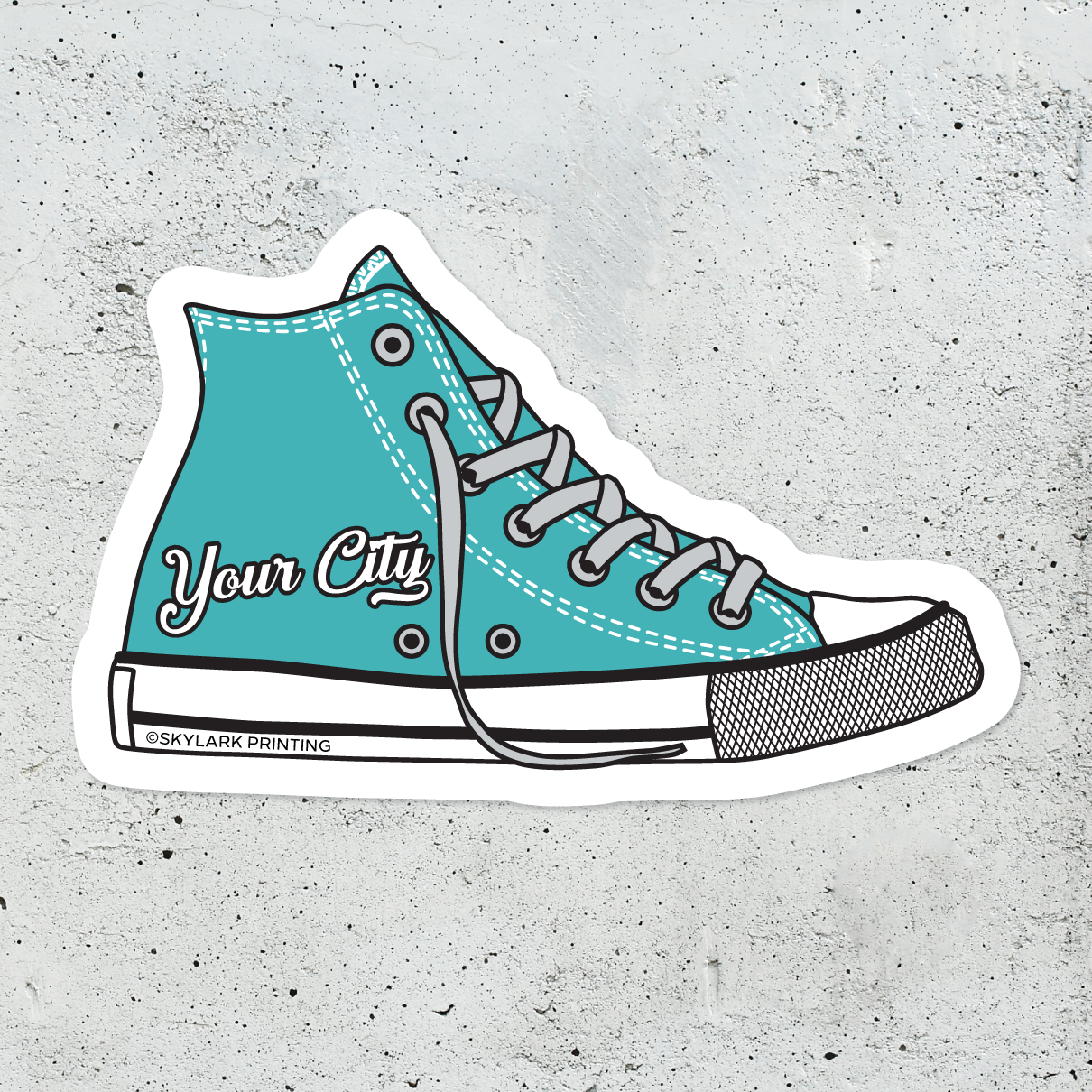 Skylark Printing - Wholesale Sticker - Custom Vintage High Top Shoe  Souvenir Sticker25