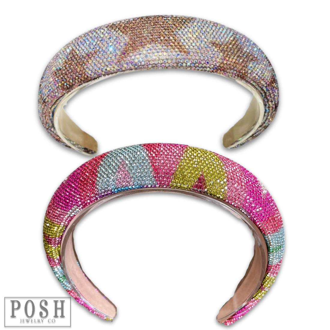 Pink Panache Brands - Wholesale Fashion Headband - Women's - Rhinestone headband - LC1