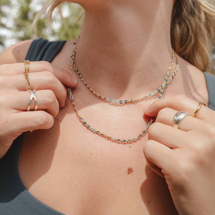 Bronwen Jewelry - Wholesale Link & Chain Necklace - Painted Hills Necklace 5