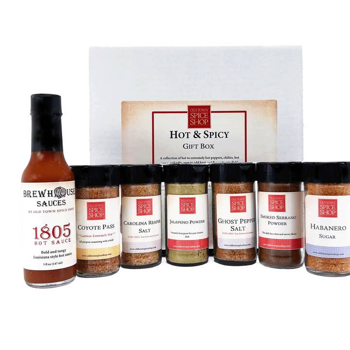 Old Town Spice Shop - Wholesale Dried spice mix - Hot & Spicy Gift Box, Gourmet Spices & Seasoning Set0