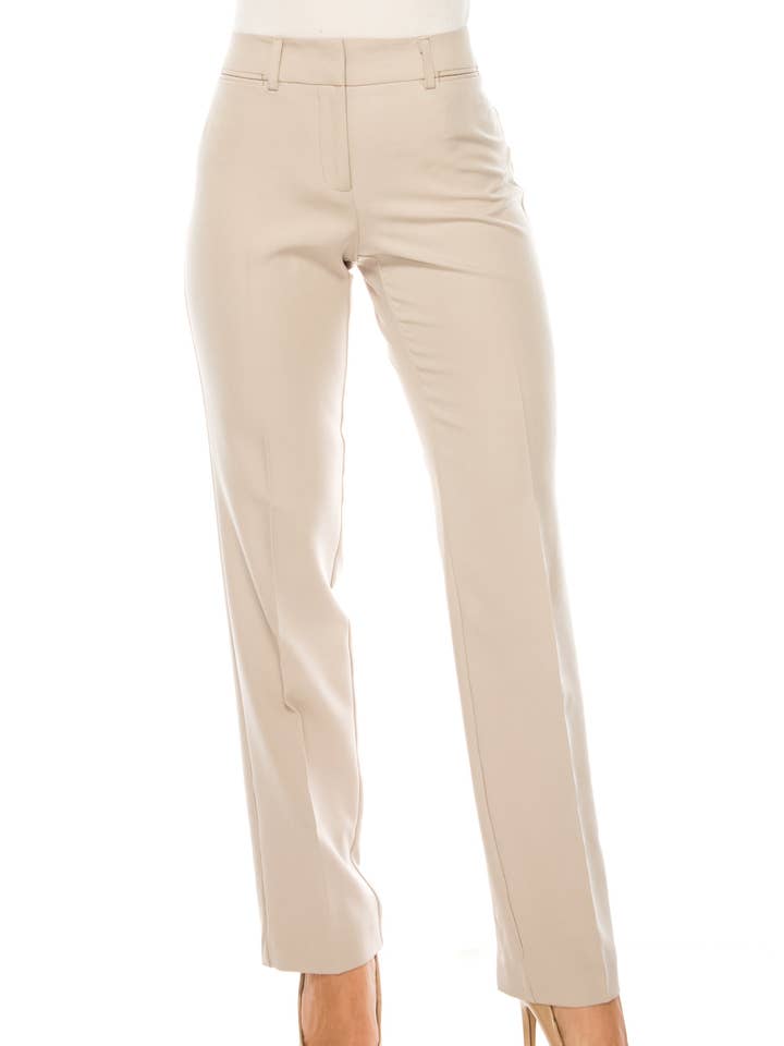VINTAGE NUDE Zac & Rachel Straight Leg Zip Up Pants for wholesale on Faire0