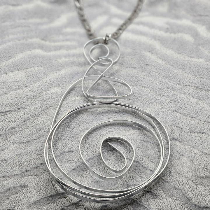 Sølv Imagine Circle halskæde for engroshandel hos MadelynRylie