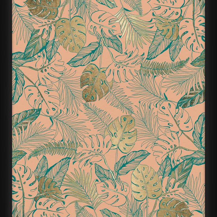 Gold Leaves 20'' x 18'' Framed Wall Art for wholesale by PTM Images