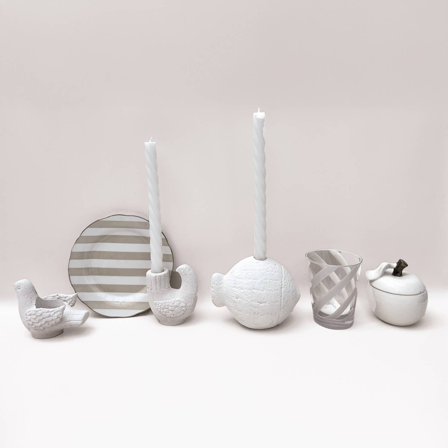 Opjet Paris - Wholesale Candle Holder - Caleo dove candle holder L9.2 W5.1 H10.1cm2