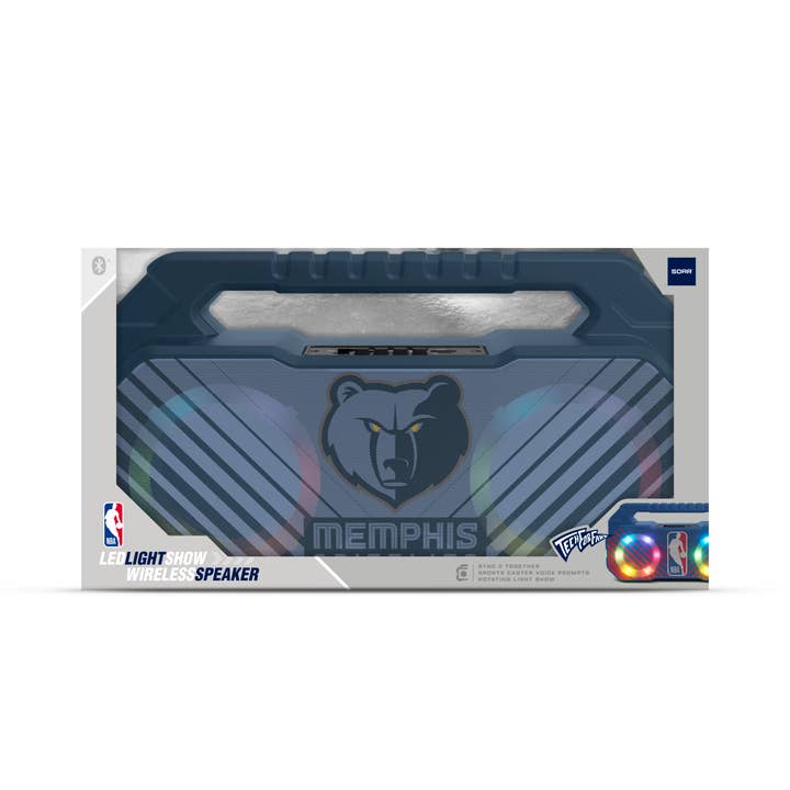 Prime Brands Group - Wholesale Speakers - NBA Memphis Grizzlies XL Boom Box Speaker2