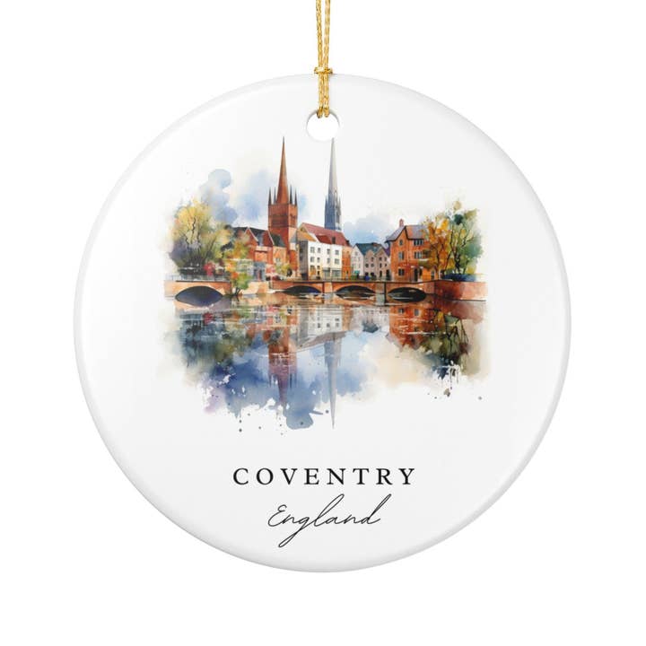 Premium Travel Art - Wholesale Ornament - Coventry Xmas Ornament | Ceramic | Travel Gift