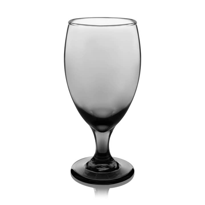Libbey - Wholesale Cocktail/Liquor Glass - Libbey Classic Smoke Goblet Beverage Glasses, Set of 6