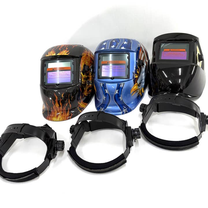 Automatische lashelmen, lasmaskers, lashelmen voor wholesale door Salzmann Restwaren GmbH