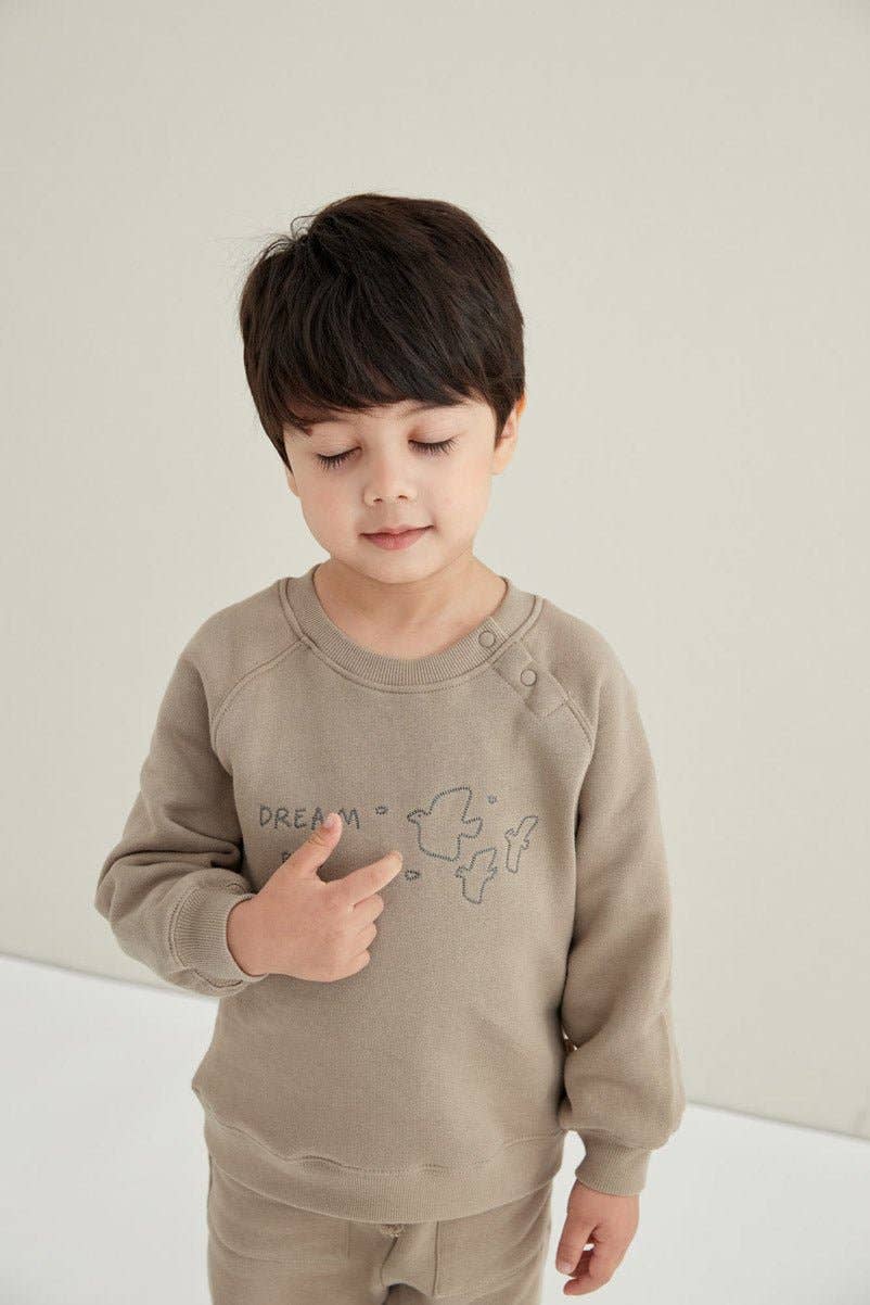 Norsu Organic - Wholesale Sweatshirt - Kids - Toddler Organic Fleece Sweatshirt-Winter Twig1