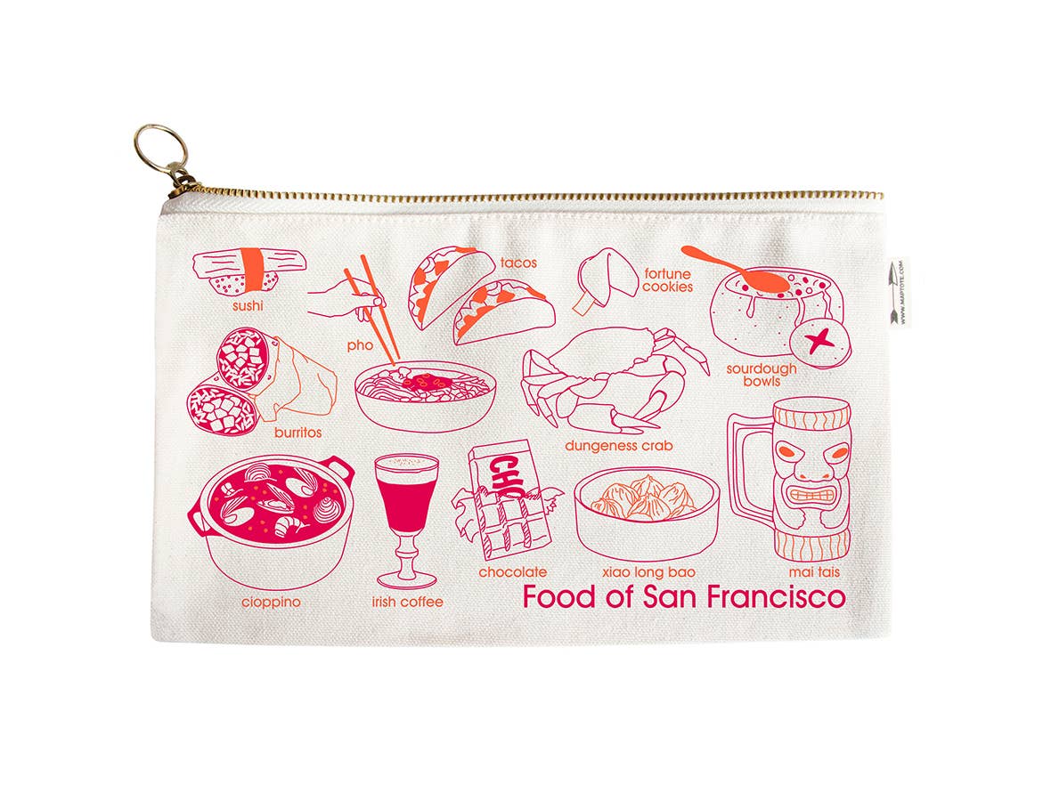 Maptote - Wholesale Pouch - Women's - San Francisco Foodie Slim Pouch0