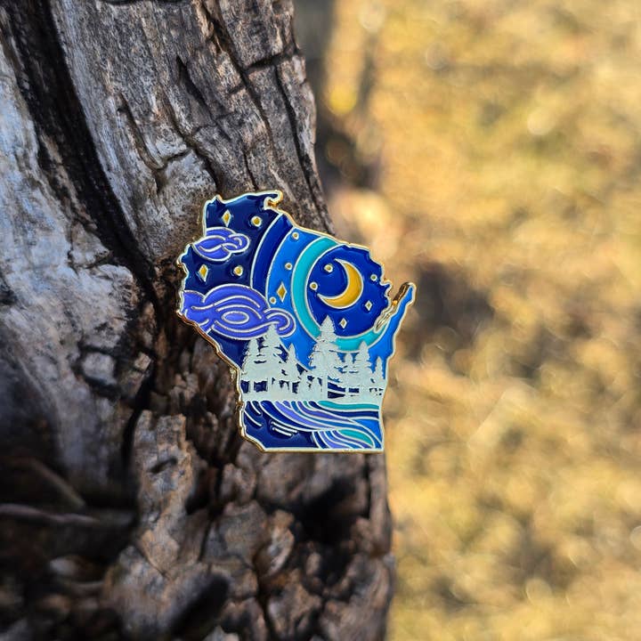 Art Factory LLC - Wholesale Lapel Pin/Button - Wisconsin state pin3