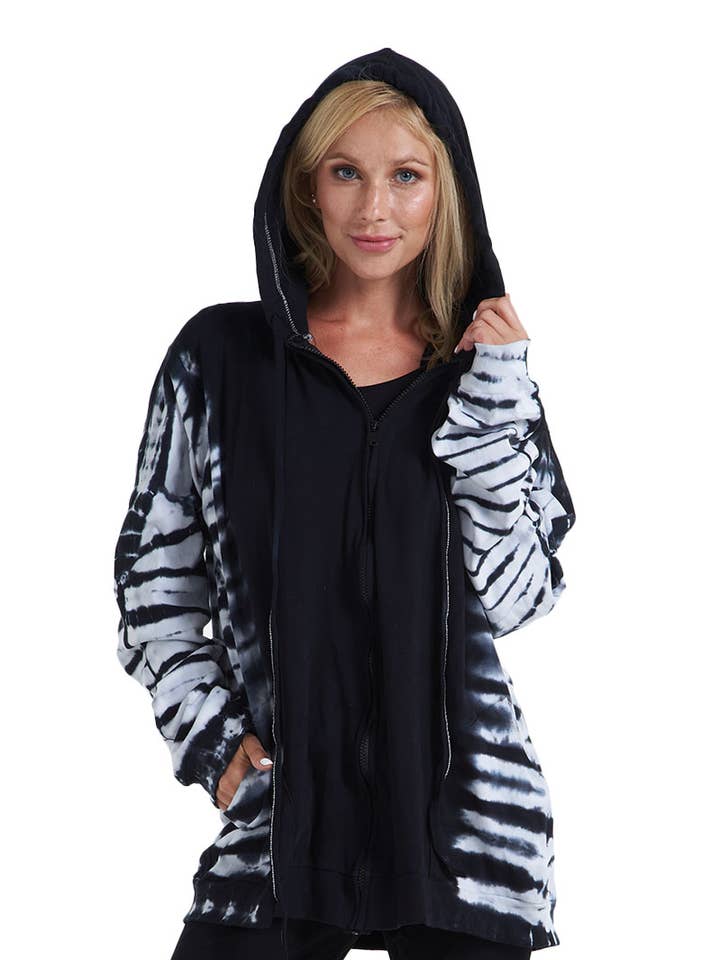 Batikkjakke (TH-1327PK) for engroshandel hos Kathmandu Imports