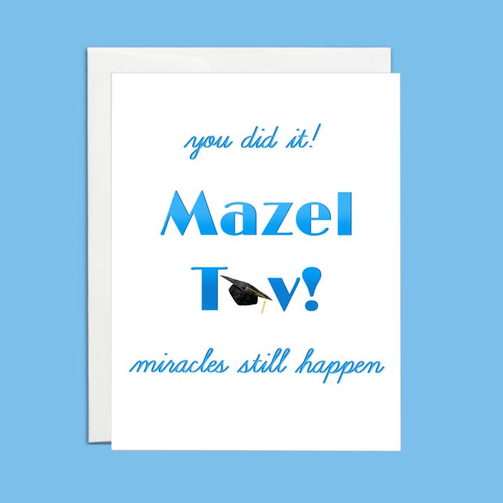 Mazel Tov Grad (divertido) para venta al por mayor de The Simcha Store