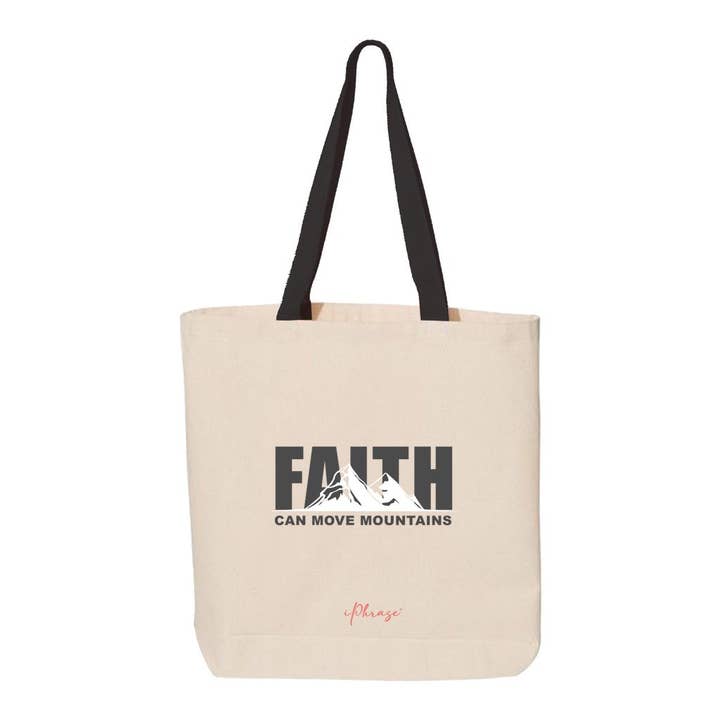 Tragetasche aus Canvas mit kontrastfarbenen Griffen für den Großhandel von iPhrase