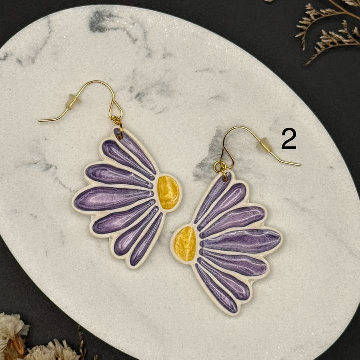 ELT Art Creations - Vente Boucles d'oreilles pendantes - Daisy Doos6