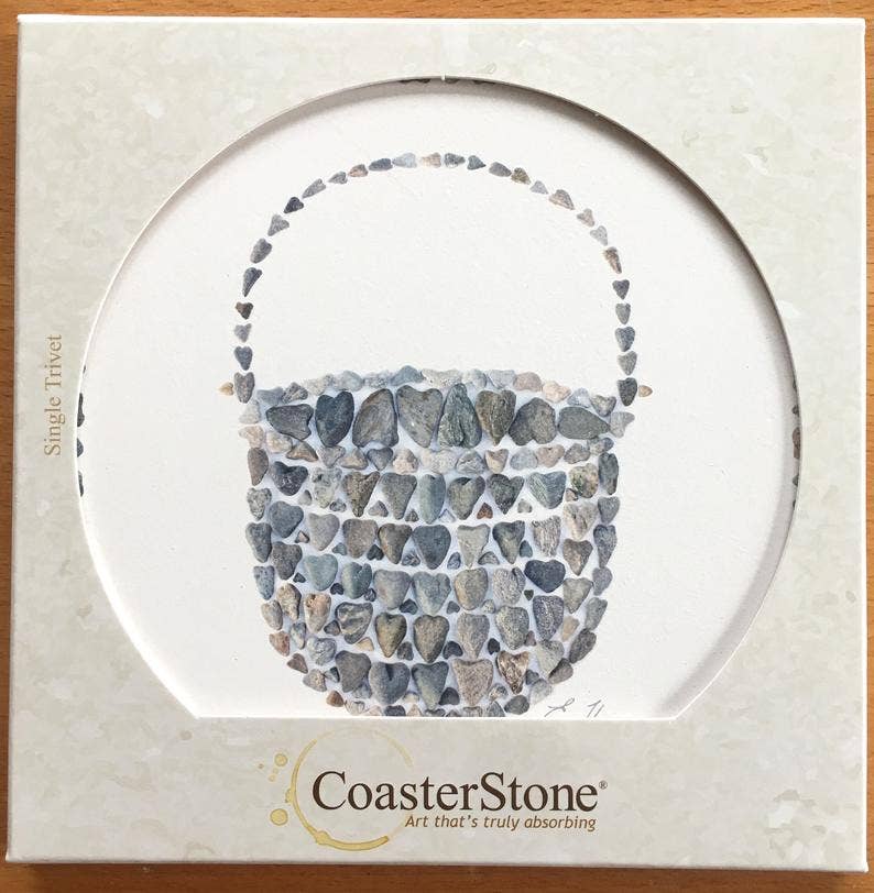 Love Rocks Me® - Vente Dessous-de-plat - Desserts de plat Destination | Nantucket Basket3