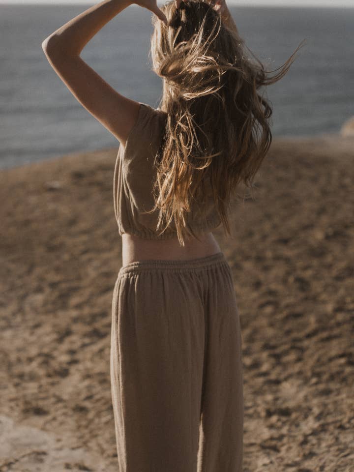 Malia The Label - Wholesale Pants – Women's - Mila Pants - Taupe4