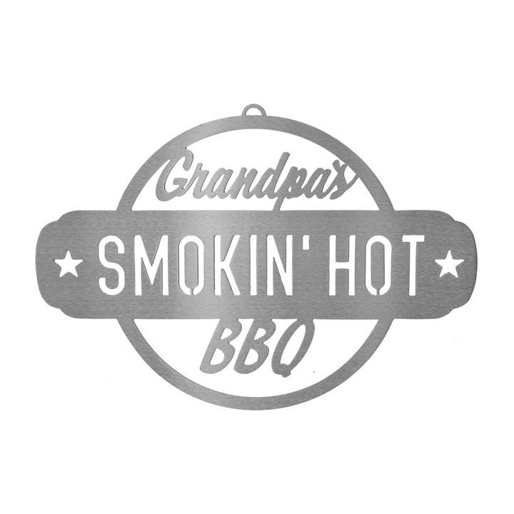 Rusted Orange Craftworks Co. - Wholesale Sign - Smokin' Hot Plaques - Personalized Outdoor Hanging Barbecue Signs
