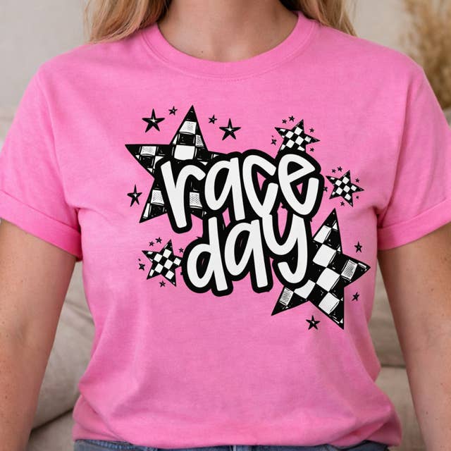 Race Day T-shirt for wholesale by Glitter & Dirt Mn