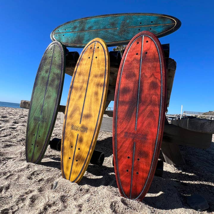 Lucid Grip - Wholesale Sporting Accessories - BIRCH 30" Element Series: Compact Cruiser Longboard Skateboard26