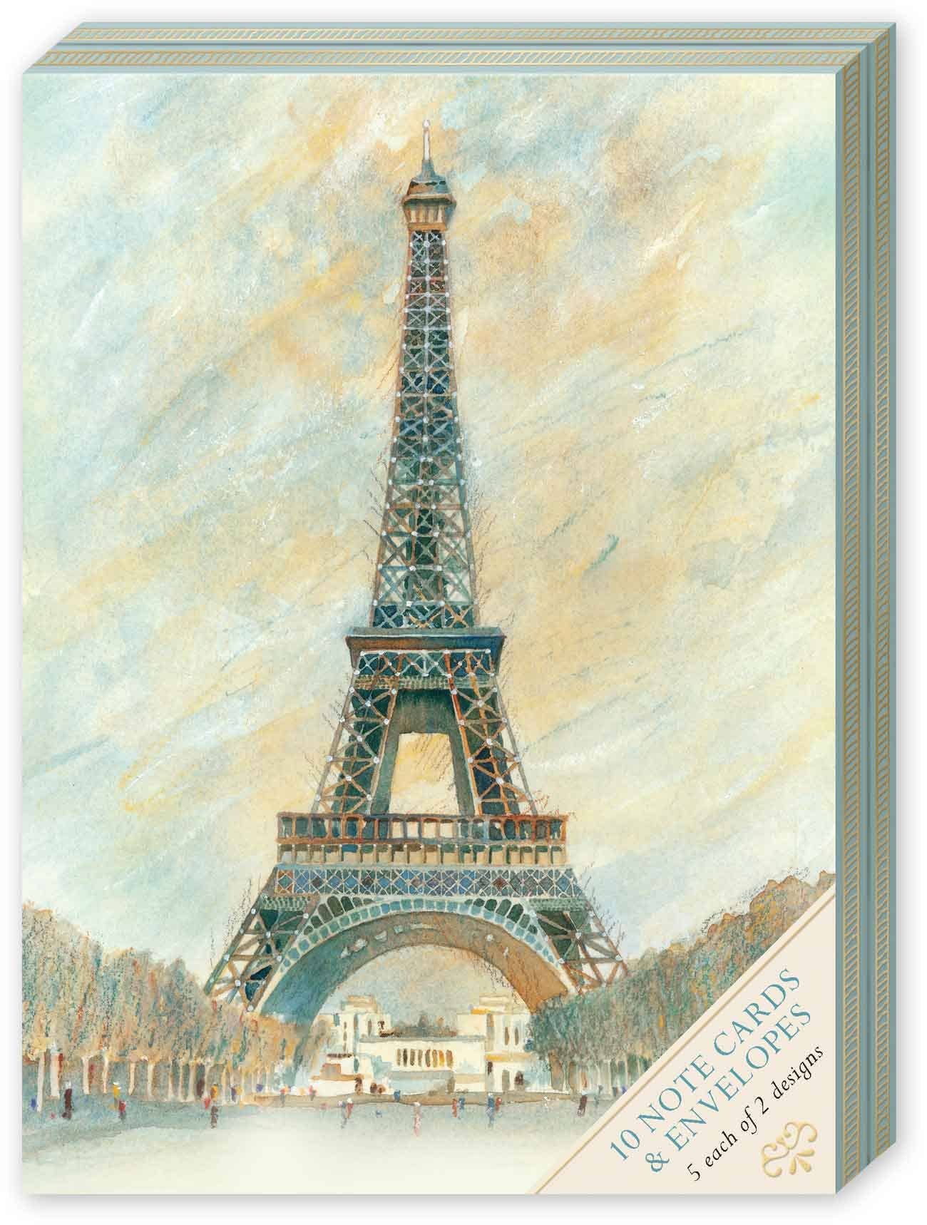 Maison Royal Garden – Conjunto de notas por atacado – Pack de 10 cartas e envelope - Cenas de Pari0