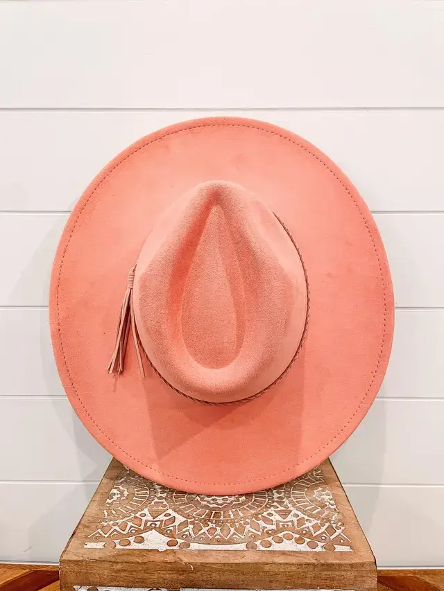 Willie & Dolly Designs - Wholesale Fedora - Women's - Blank Vegan Suede Hat15