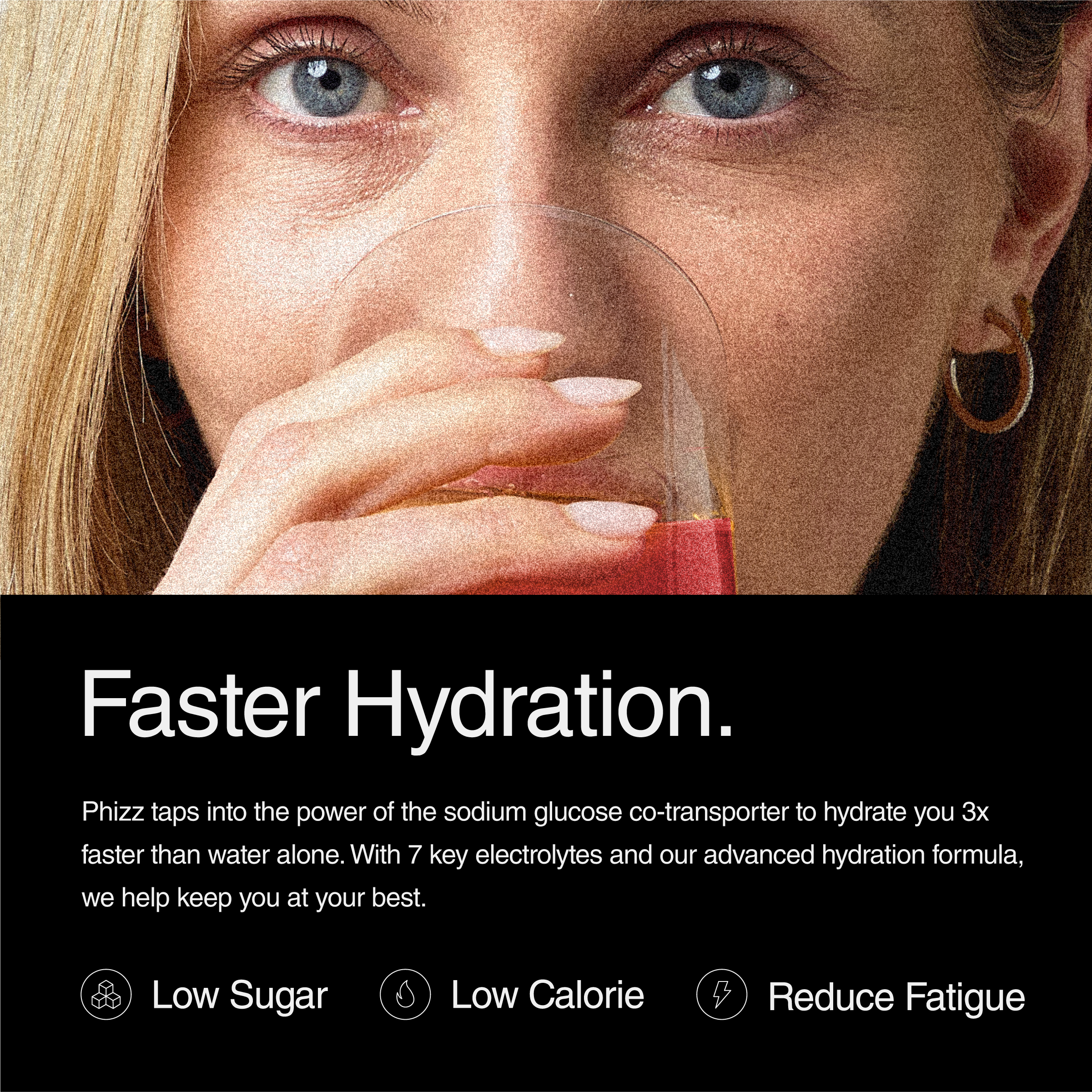 Phizz - Venta al por mayor Suplementos/vitaminas para beber - Phizz 20 Comprimidos Efervescentes 3 en 1 - Energía Diaria Cereza3