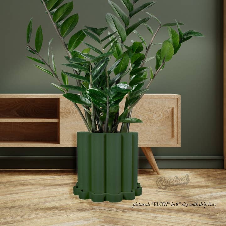 Funky Flow Planter with Drainage and Unique Tray and other Purchase Wholesale take out trays. Free Returns & Net 60 Terms on Faire trending on Faire.