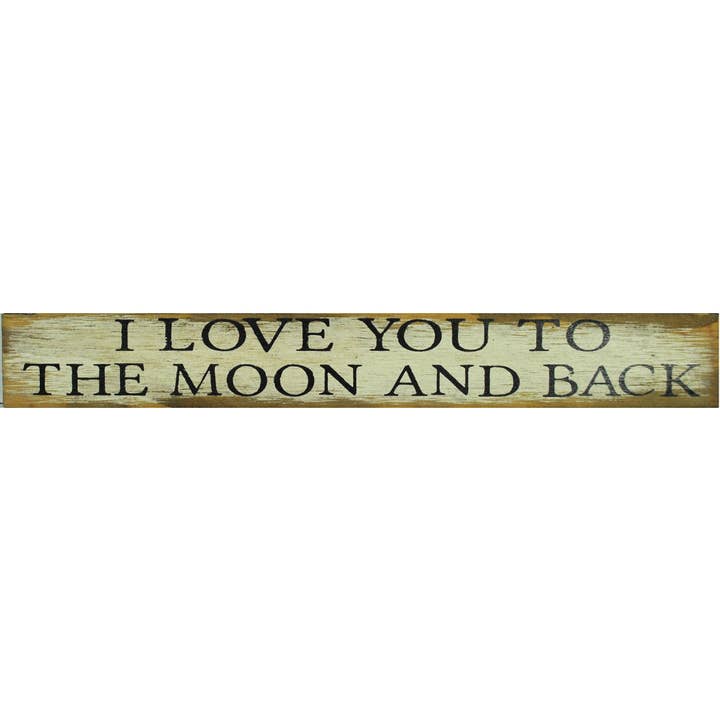 2 x 14 White/Black I love you to the moon for wholesale by Boulder Innovations