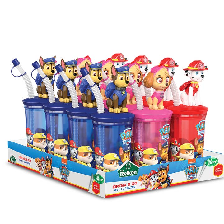 Candycat - Wholesale Gummy - Relkon - Drink & Go Cup Toy - Paw Patrol - 10g1