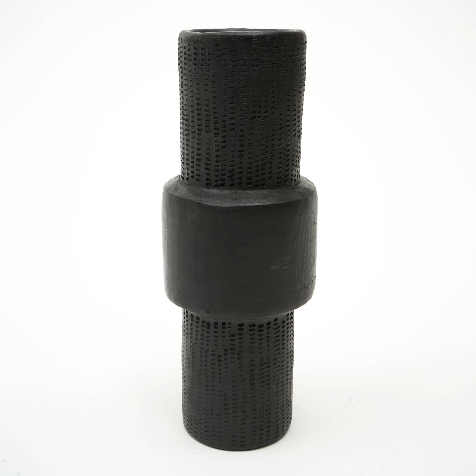 Black Home Decor Object | Longpi Pottery Decor Object | 8" for wholesale on Faire3