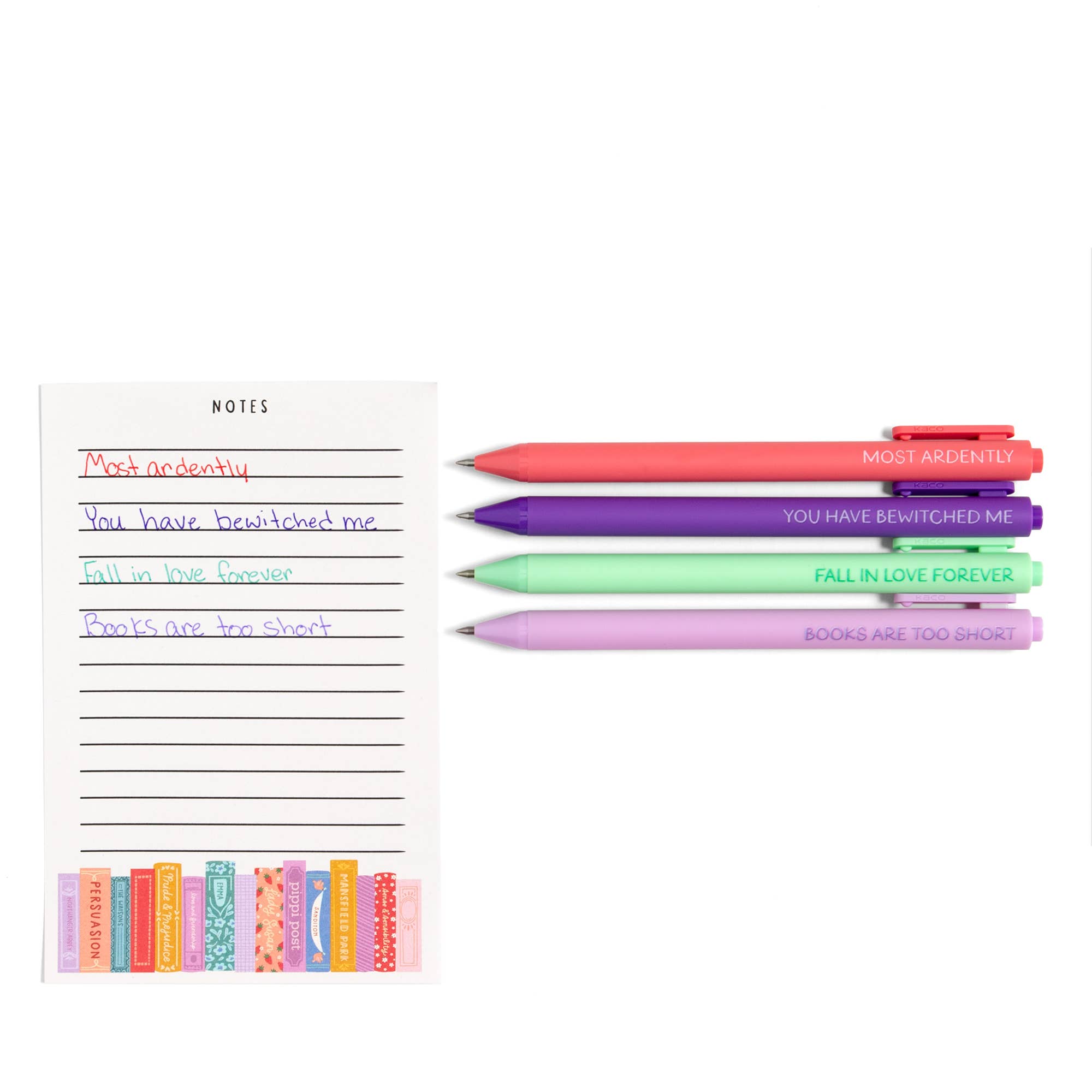 Pippi Post - Vente Stylos - Ensemble de stylos Elizabeth Bennet Orgueil & Préjugés2