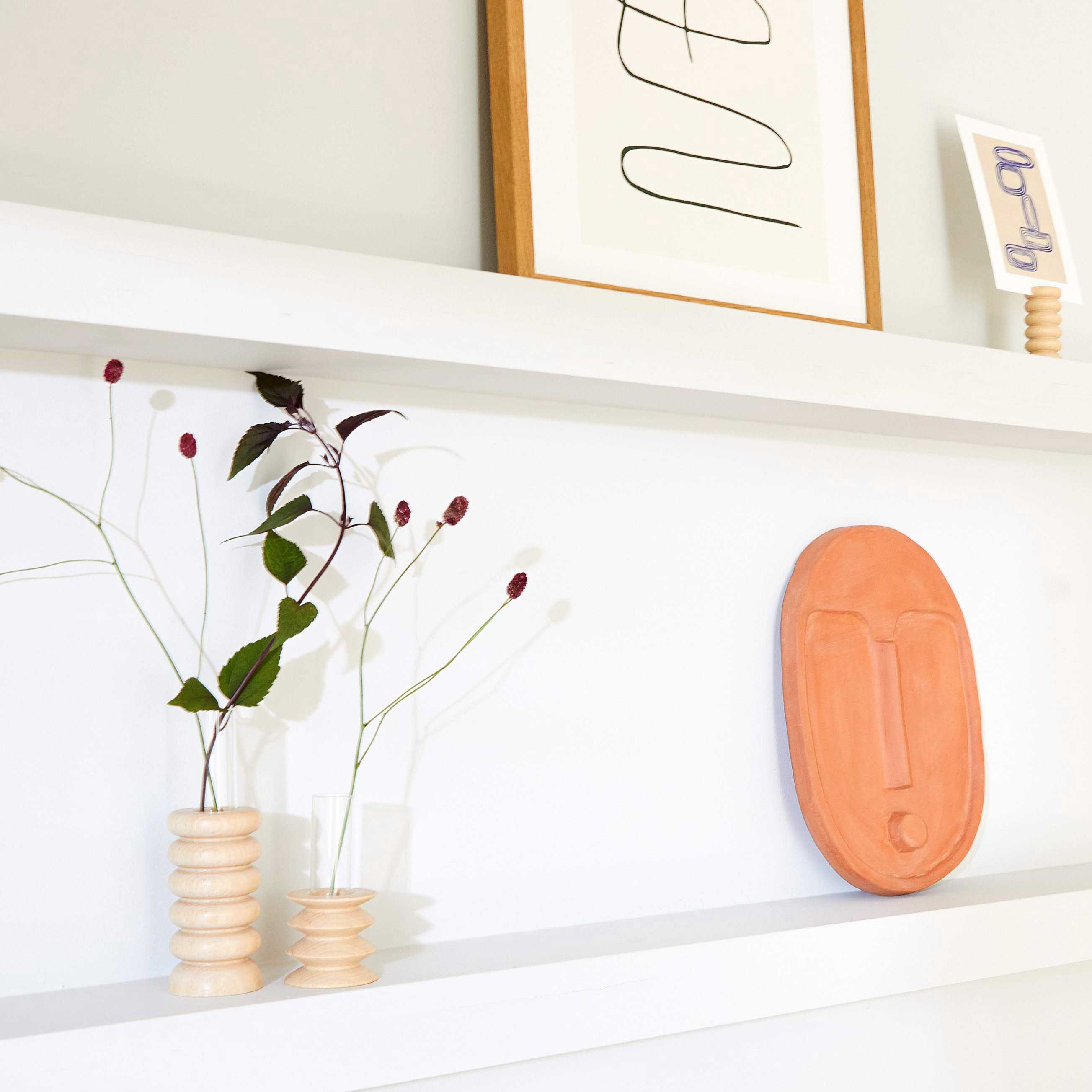 5mm Paper - Wholesale Vase - Totem Wooden Table Vase - Short Nº 23