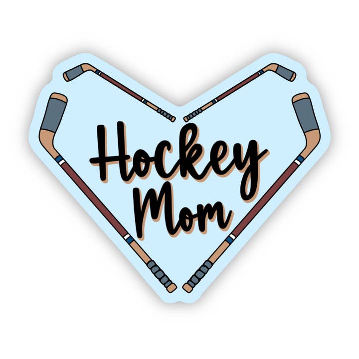 Hockey Mom | Continuez comme ça ! | Autocollant de hockey pour la vente par Jones Sticker Co
