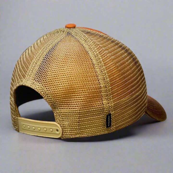 Last Best Supply Co - Wholesale Trucker Hat - Unisex - Montana Mountains Premium Leather Trucker Hat