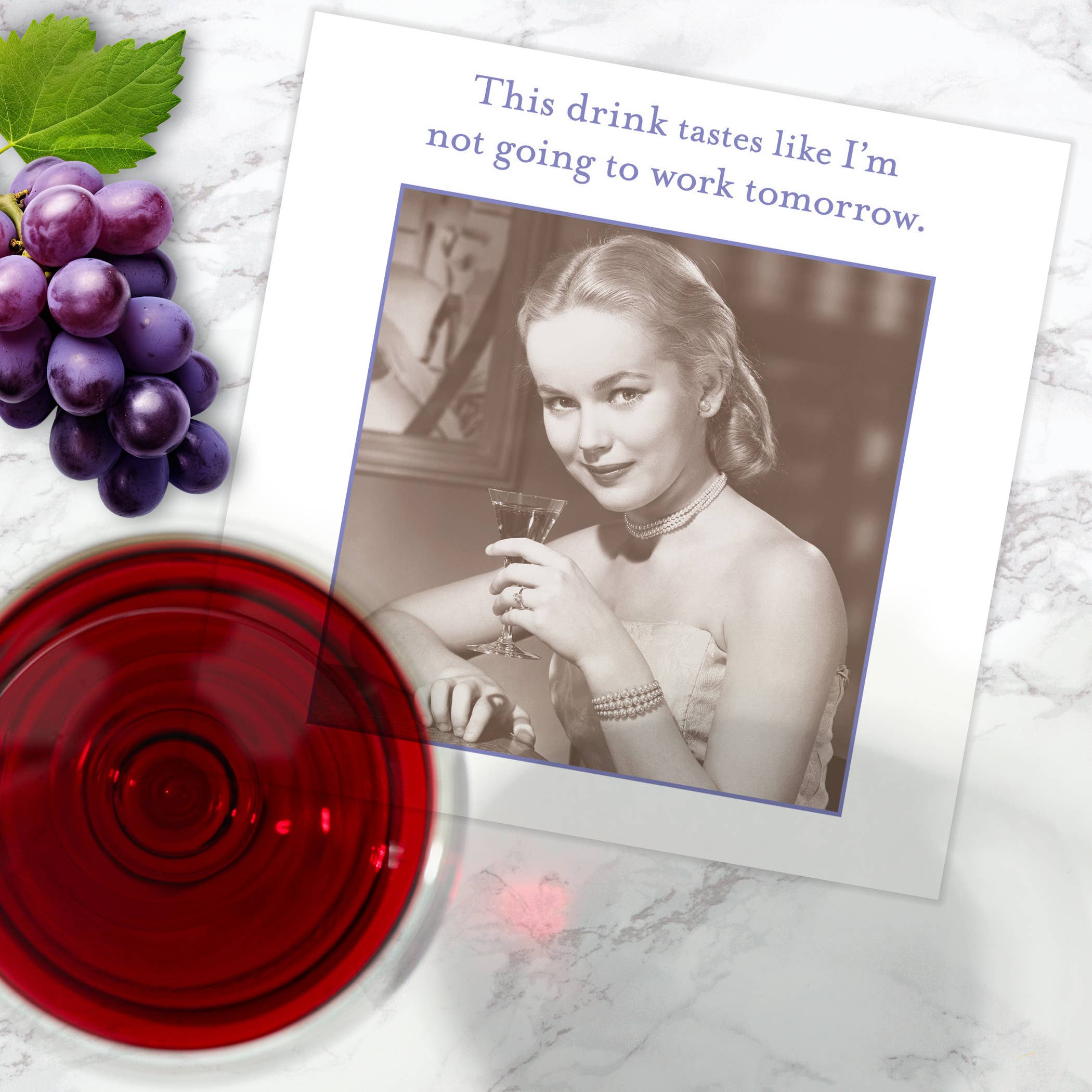 Shannon Martin Design - Wholesale Disposable Napkin - Not Going To Work Beverage Napkin2