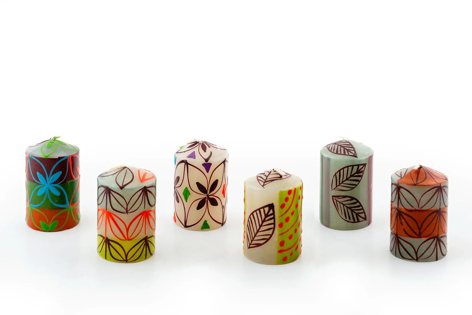 Thumbprint Artifacts - Wholesale Tapered Candle/Candlestick - Magic Garden Candle6