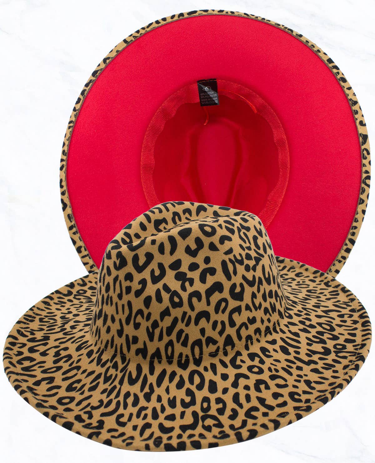 Suzie Q USA – Großhandel Fedora-Hut – Damen – Fedora-Hüte mit Leopardenmuster