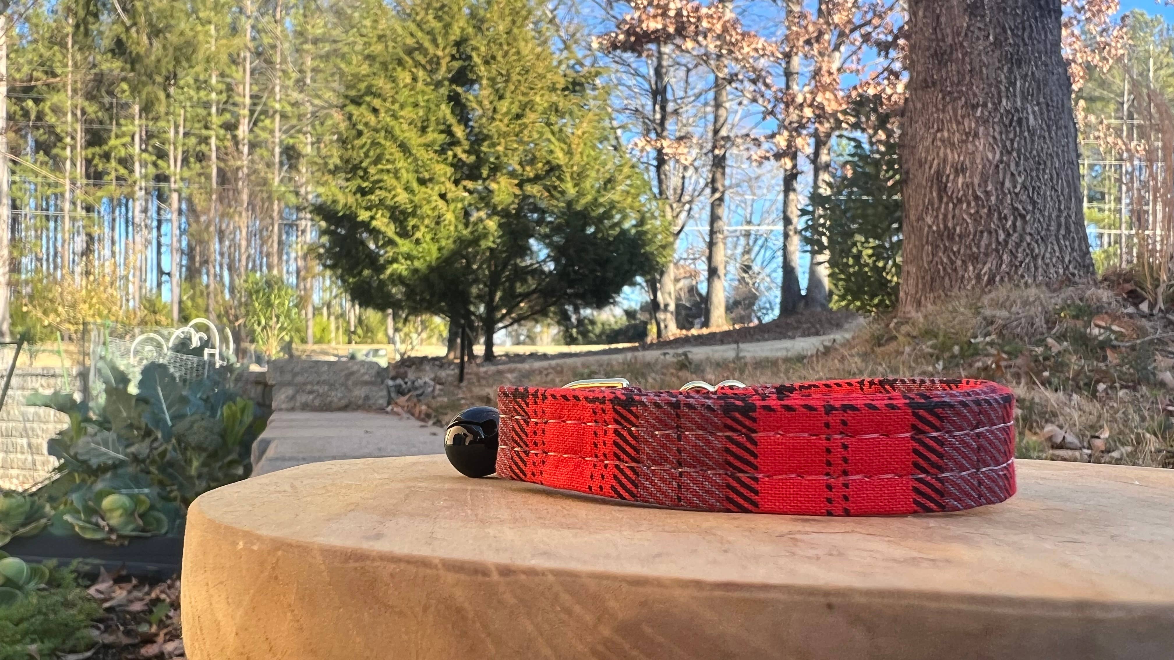 Pink Red Plaid  Cat Collar- break a way buckle  for wholesale on Faire3