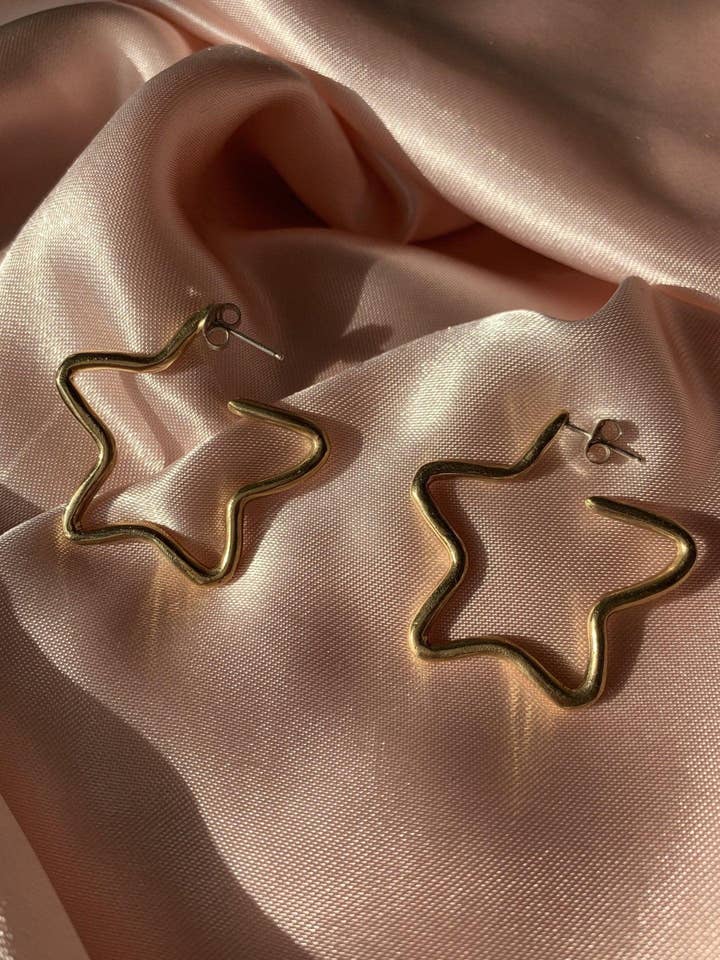 Stella Star Creolen für den Großhandel von Dea Dia