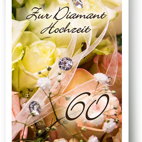 Biglietto d'auguri nuziale/con diamanti/769015 per la vendita all'ingrosso da parte di Yabué