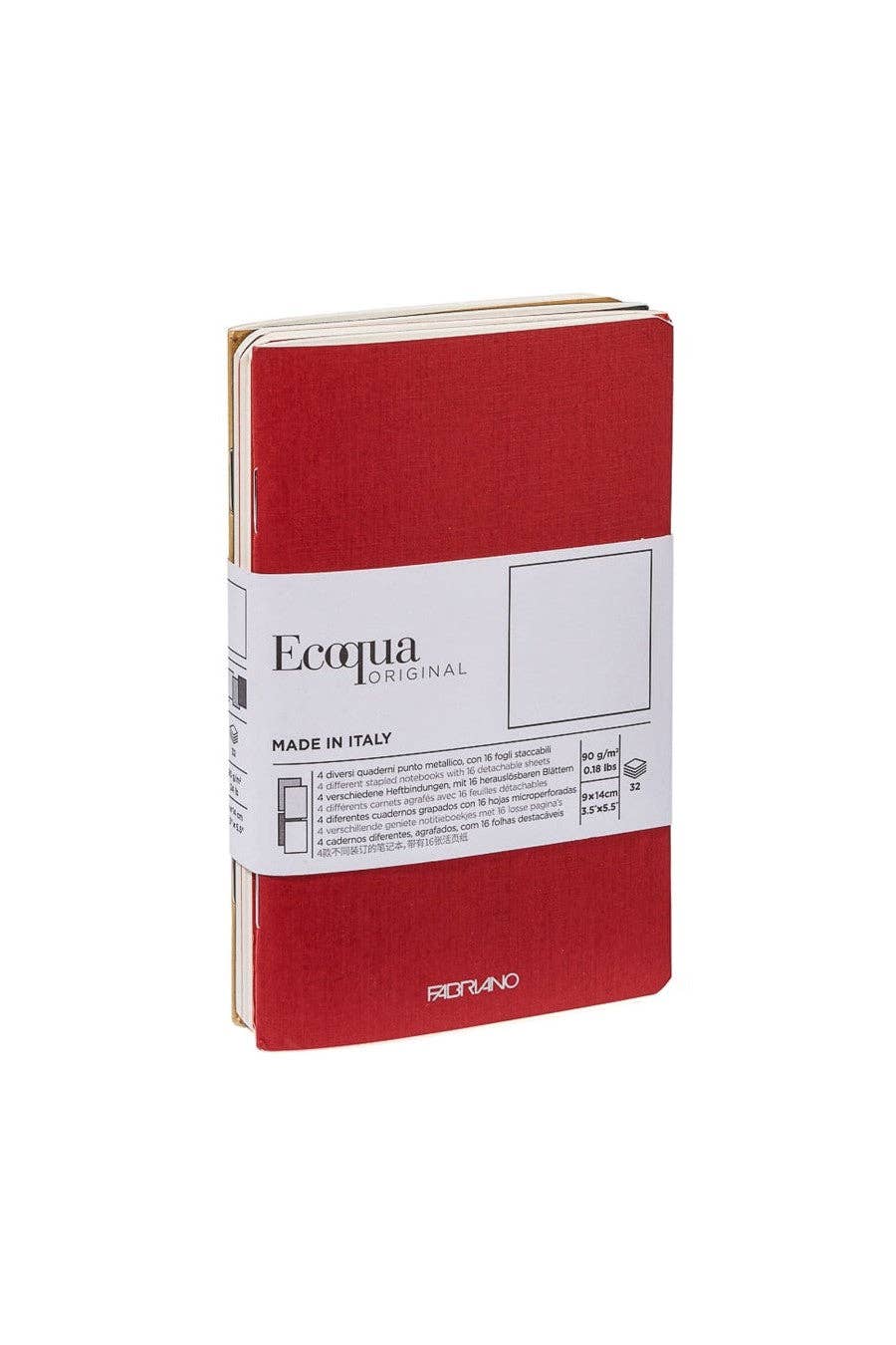Chartpak, Inc. - Wholesale Notebook - Fabriano EcoQua Pocket-Sized Notebook, 4 Notebook Pack17