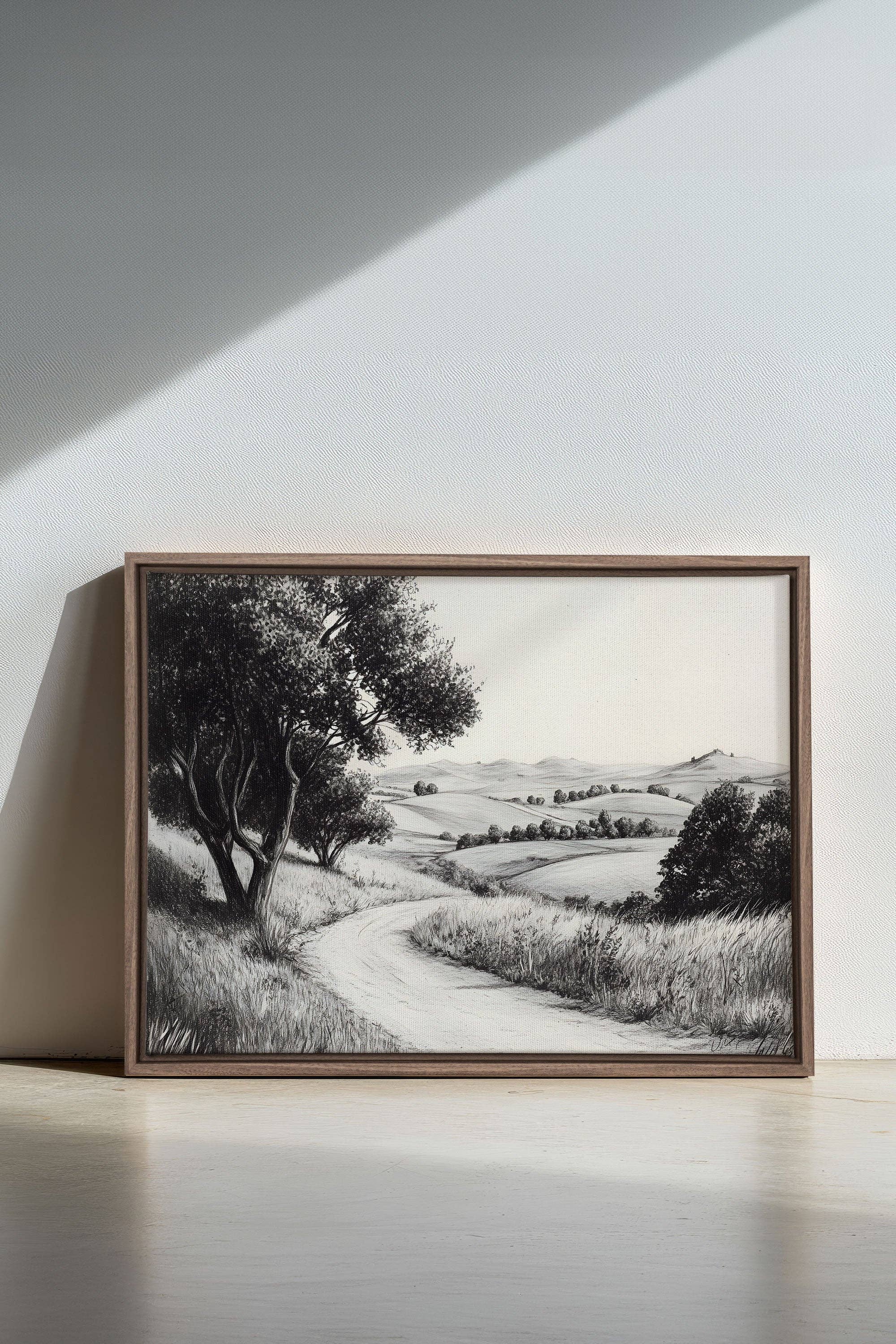 Oleka Canvas - Vente Affiche d'art - DOUCEUR DES COLLINES, oeuvre sur toile imprimée7