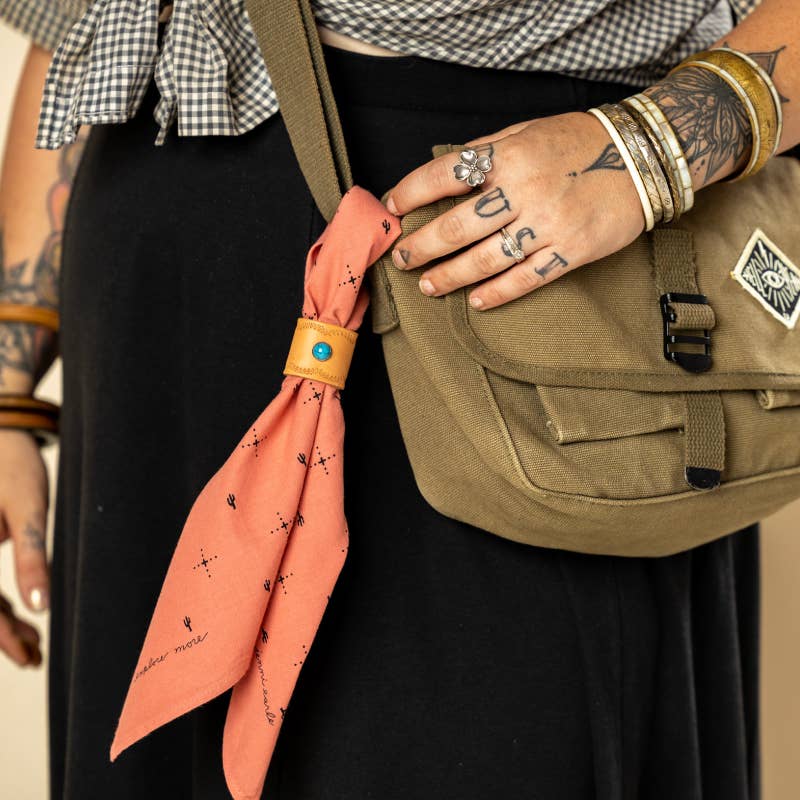 Jenni Earle - Wholesale Bandana - Women's - “Explore More” Heritage Bandana – Ethically Made in USA5