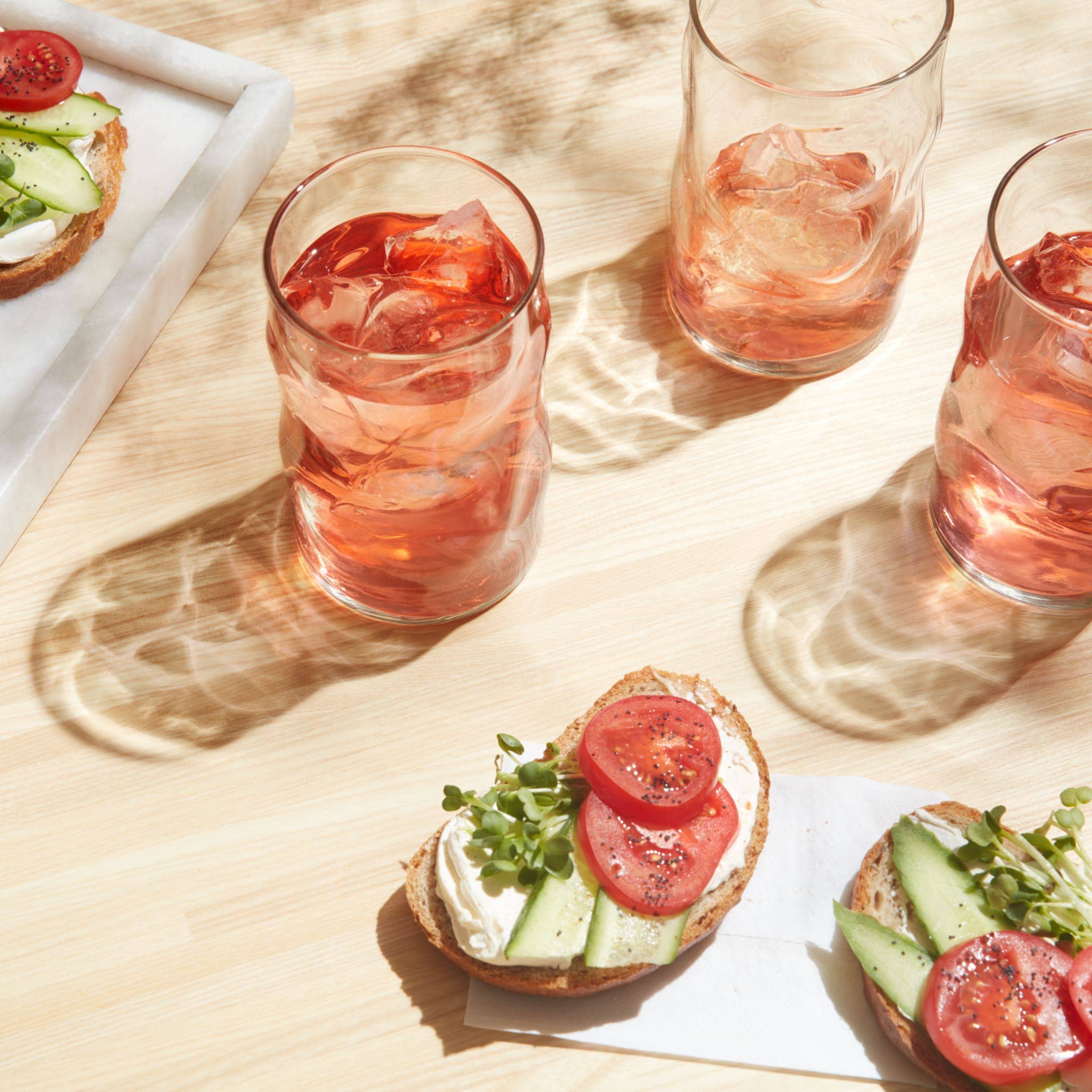 Libbey - Wholesale Cocktail/Liquor Glass - Libbey Lava Tumbler Glasses, 16-ounce, Set of 82