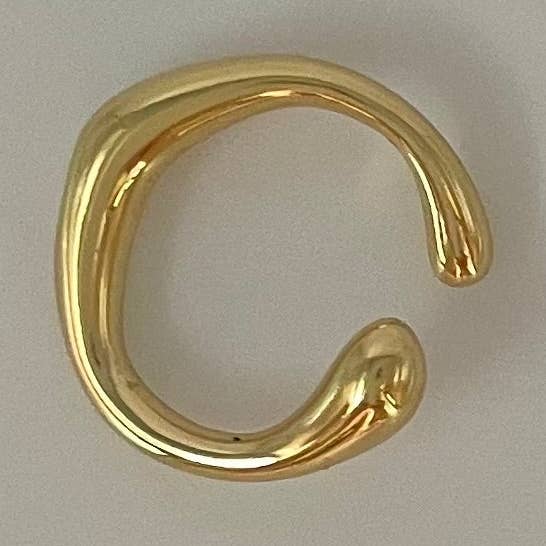 Liquid Gold Cuff Earring for wholesale by House of Au.ORA