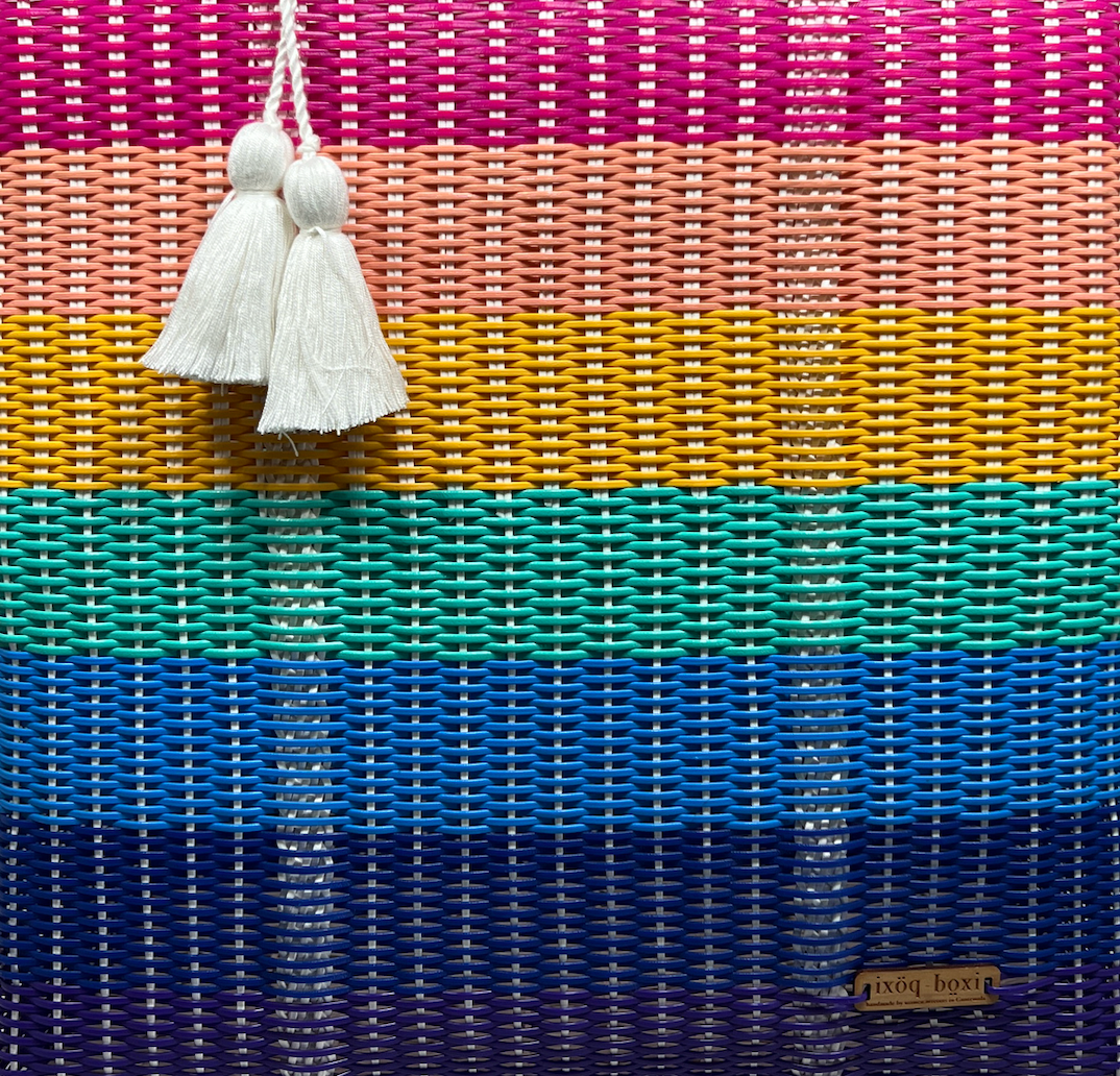 ixöq - Wholesale Tote Bag - Women's - Ixoq Cesta Tote Large ~ Multi Striped ~ Unlined9